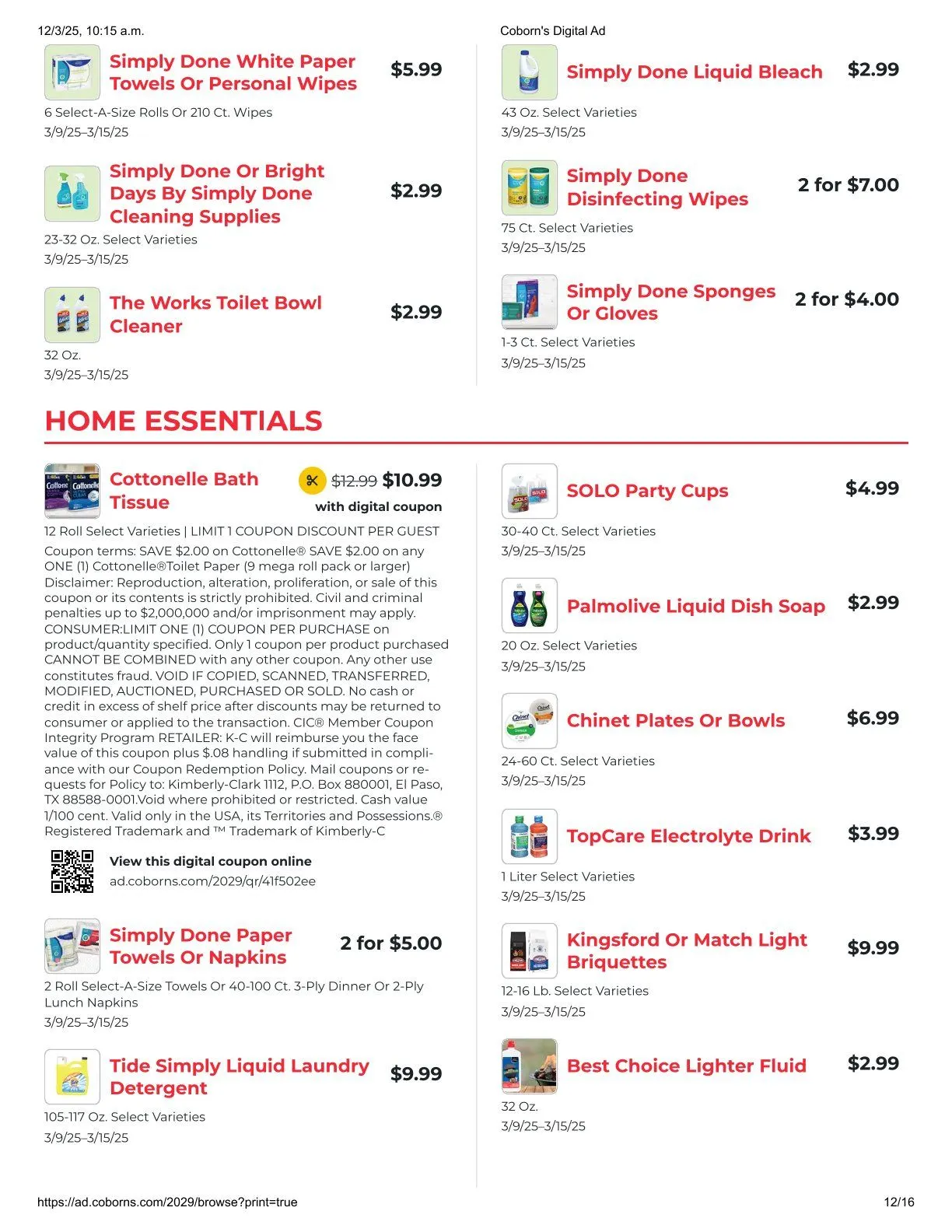 Weekly ad Coborn's Deals from March 12 to March 15 2025 - Page 12