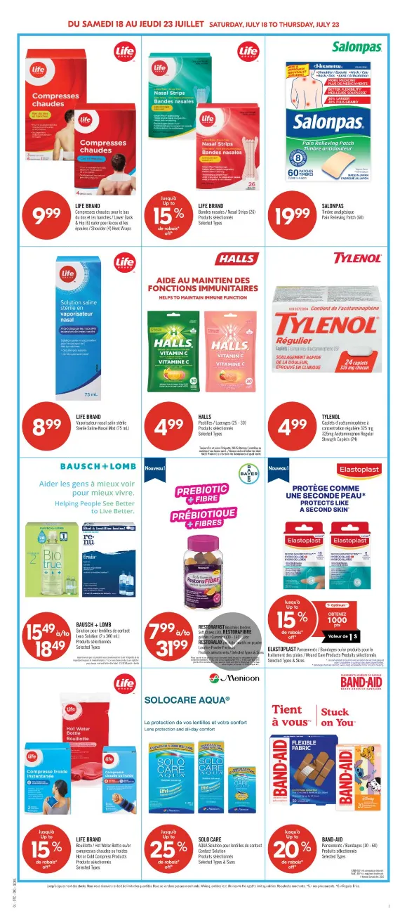 Pharmaprix Sales from July 18 to July 23 2026 - flyer page 12
