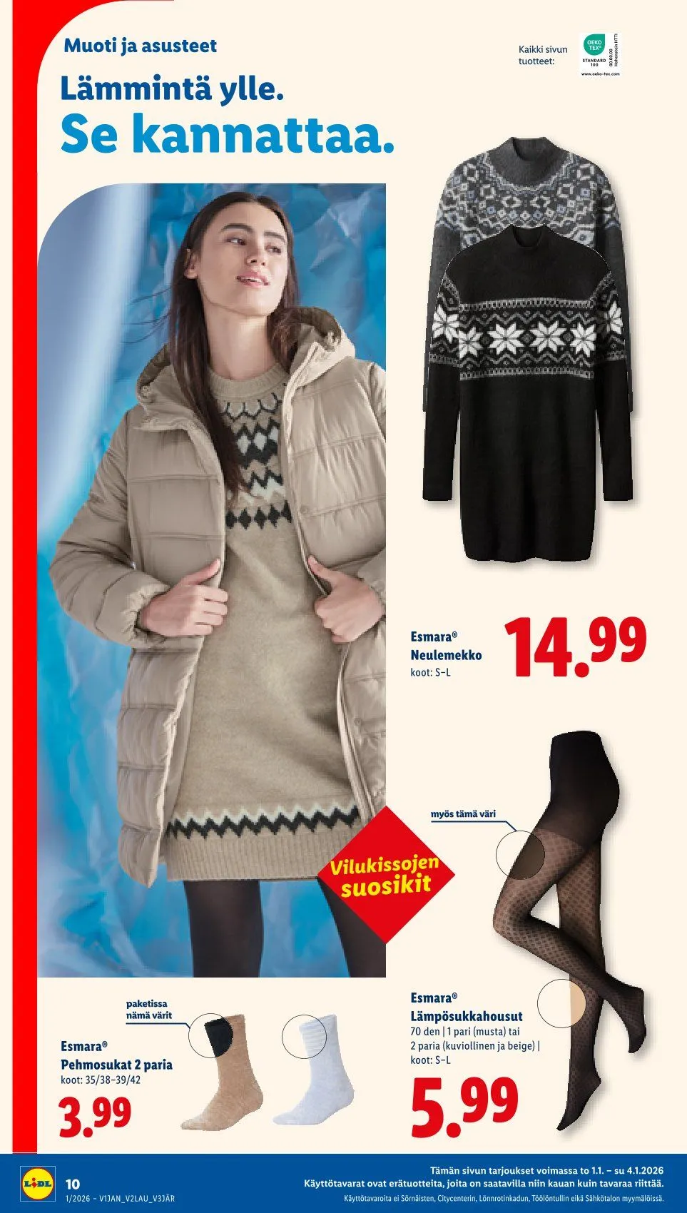 Kaupan Lidl tarjoukset voimassa alkaen 1. tammikuuta - 4. tammikuuta 2026 - Tarjouslehti sivu 12