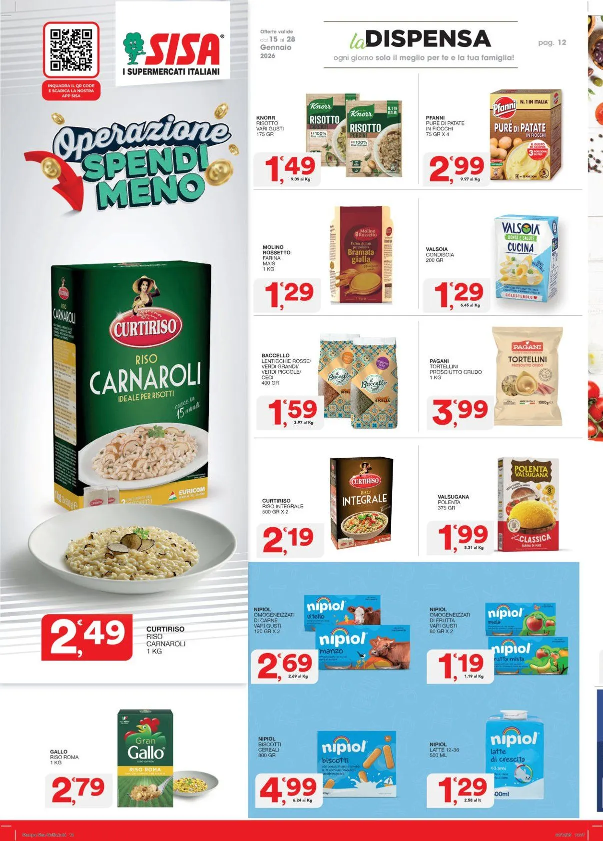 Volantini Sisa da 15 gennaio a 26 gennaio di 2026 - Pagina del volantino 12