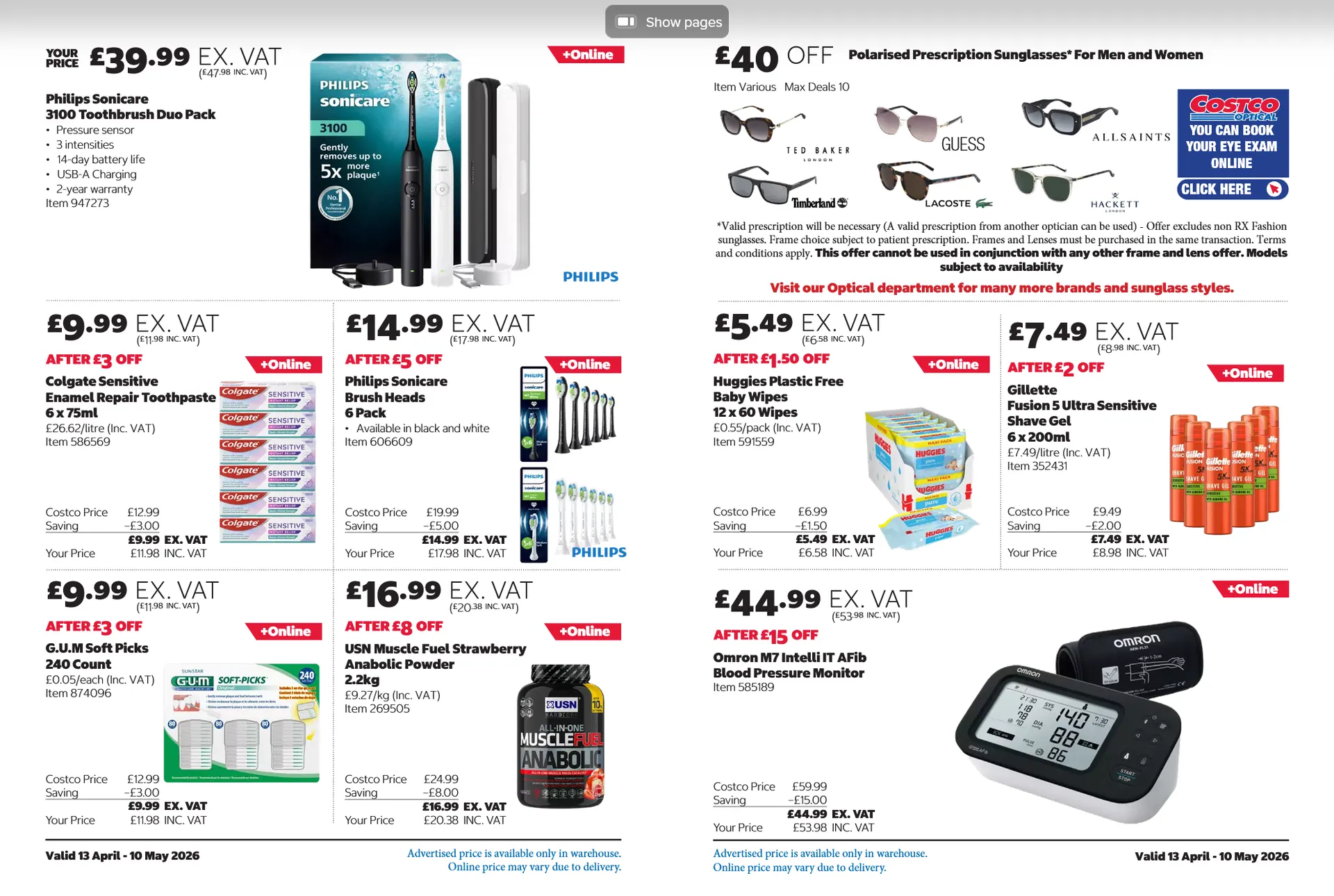 Costco Offers from 13 April to 10 May 2026 - Catalogue Page 12