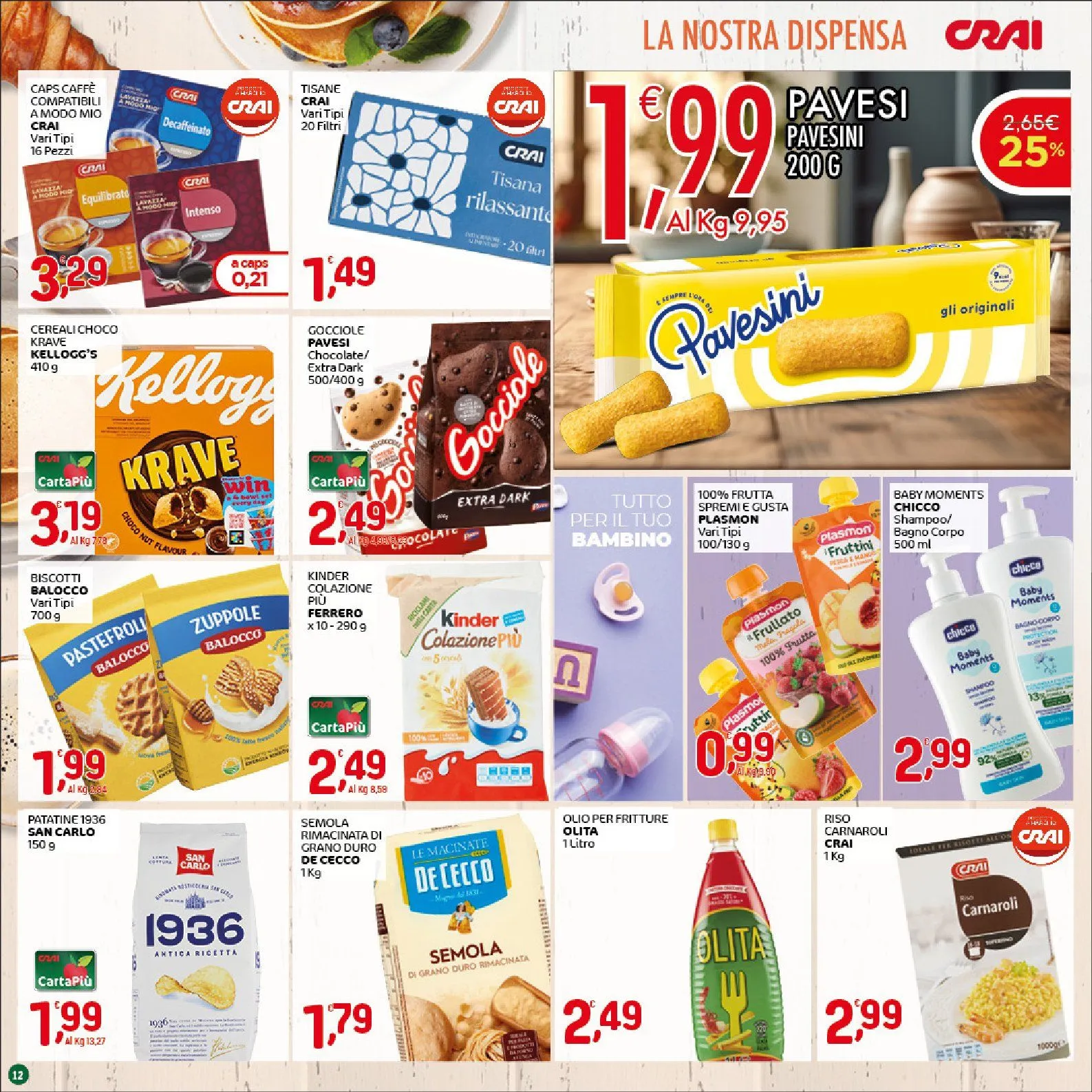 Volantini Crai da 26 marzo a 6 aprile di 2026 - Pagina del volantino 12