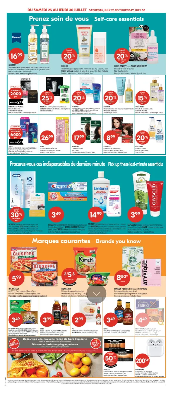 Pharmaprix Sales from July 25 to July 30 2026 - flyer page 12