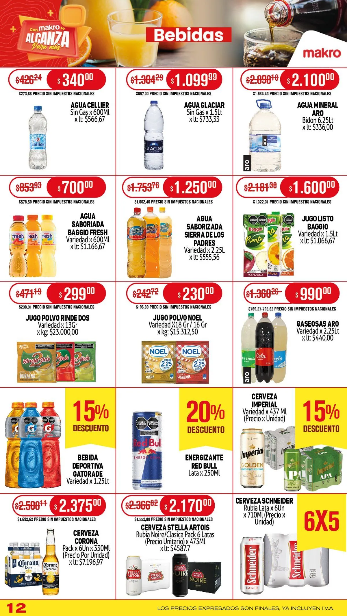 Ofertas de Makro Ofertas 29 de mayo al 5 de junio 2025 - Página 12 del catálogo