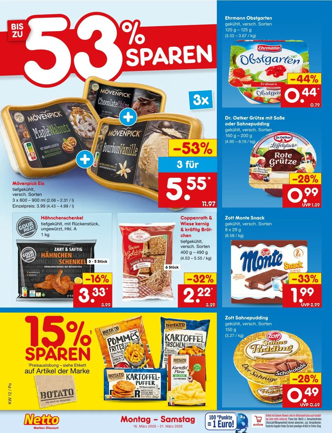 Netto Marken-Discount Prospekte von 16. März bis 21. März 2026 - Prospekt seite 12