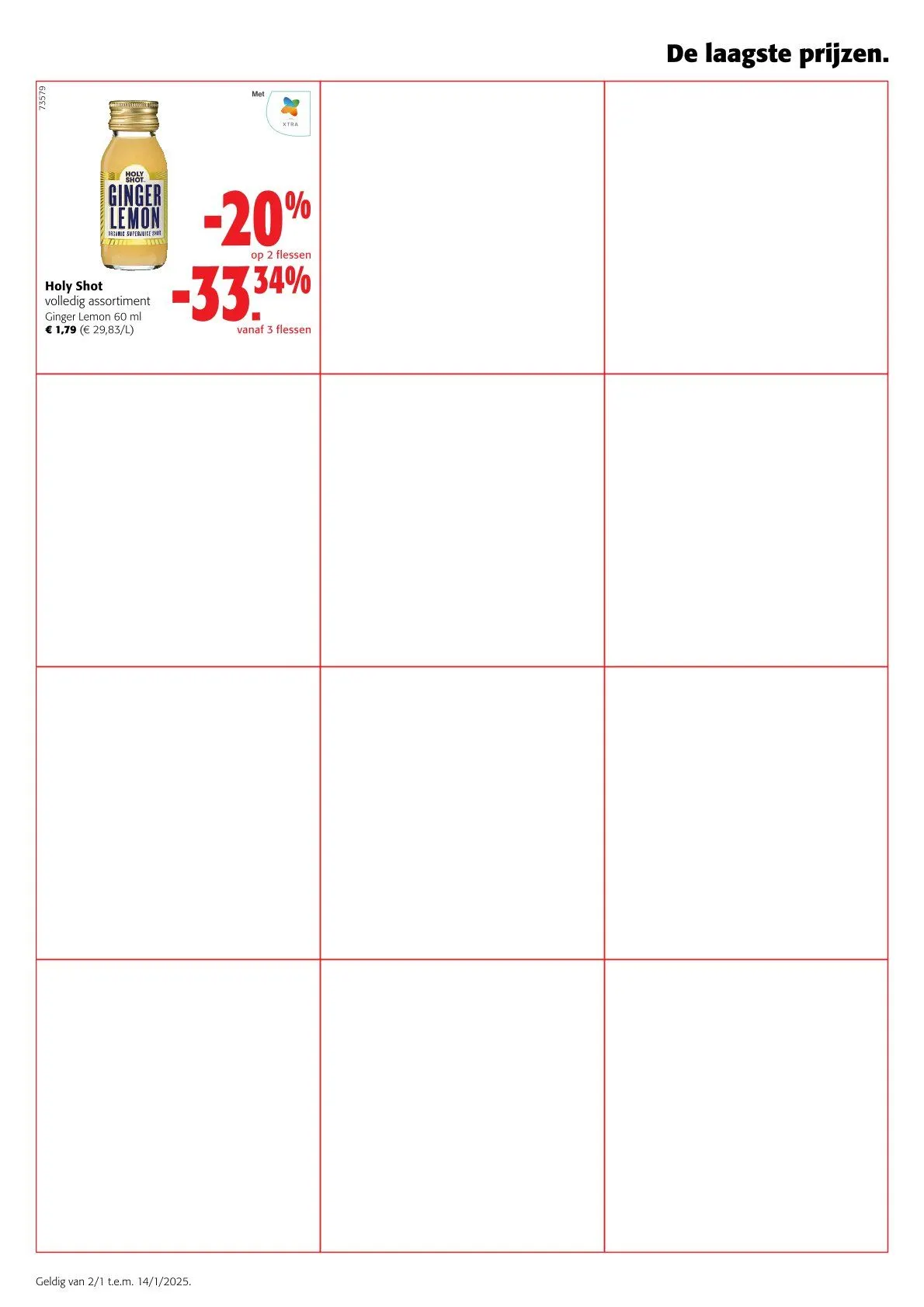 Speciale promoties van Colruyt van 2 januari tot 14 januari 2025 - folder pagina 12