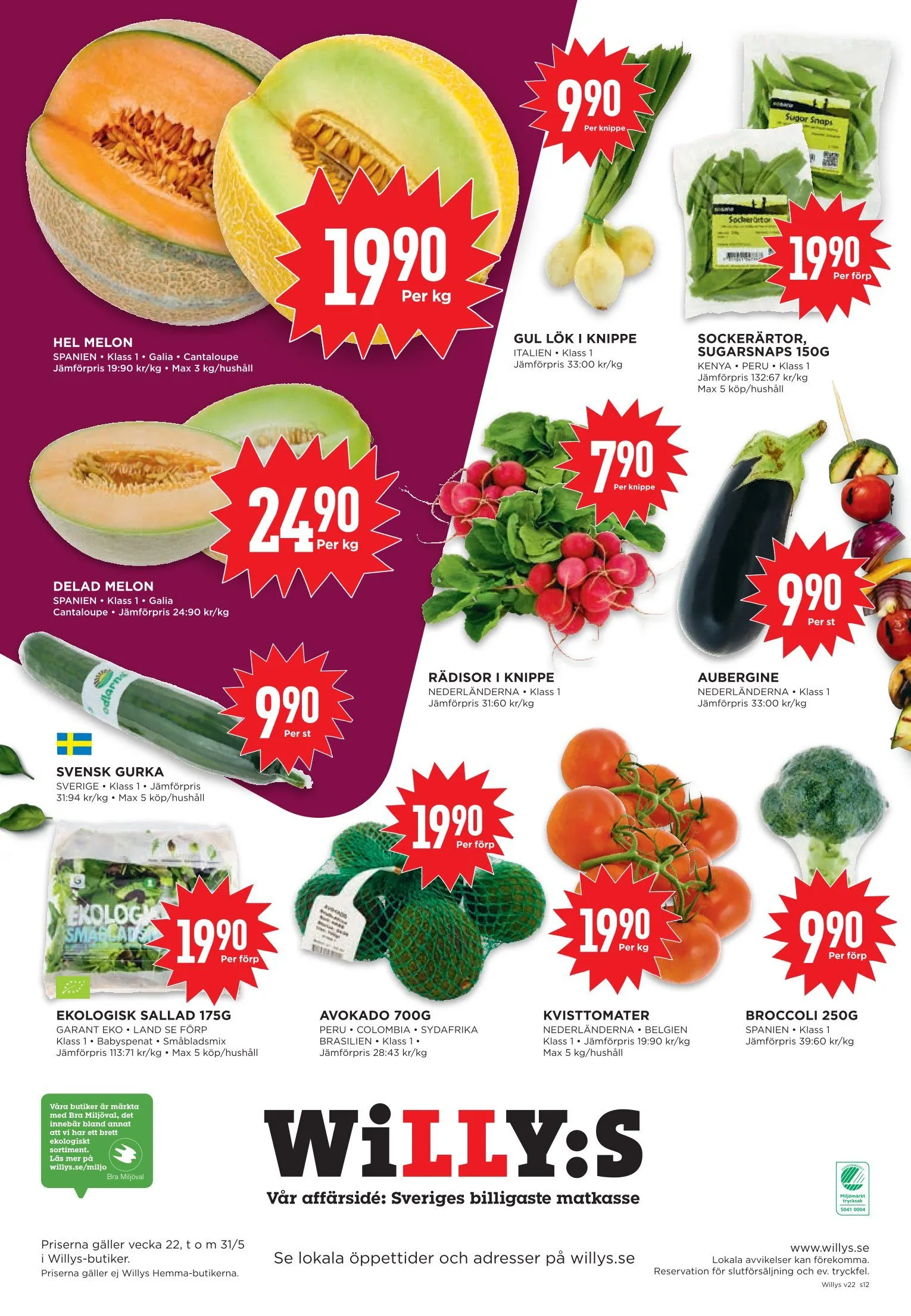 Willys Erbjudanden från 25 maj till 31 maj 2026 - Reklamblad sidor 12
