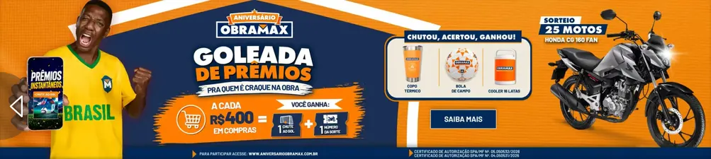 Encarte de Folhetos Obramax 18 de junho até 1 de julho 2026 - Pagina 12