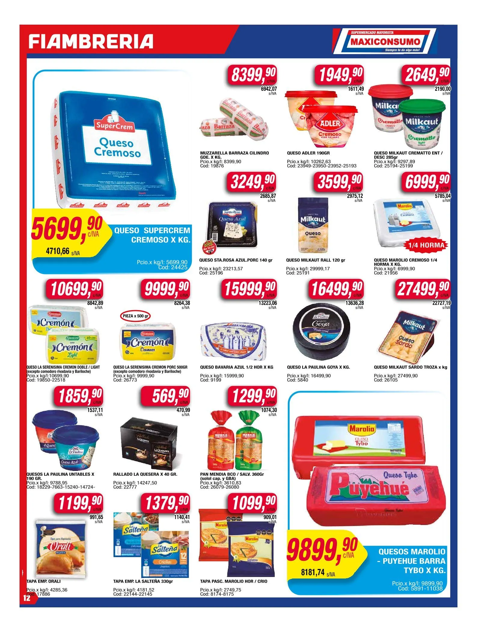 Ofertas de Ofertas Maxiconsumo 11 de agosto al 17 de agosto 2025 - Página 12 del catálogo