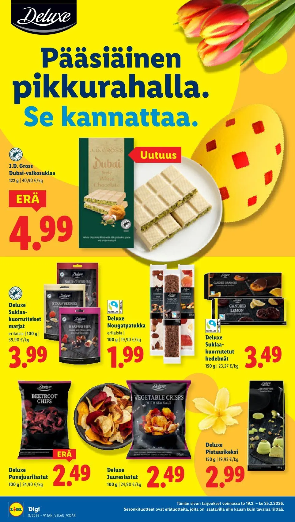 Kaupan Lidl uusimmat tarjoukset voimassa alkaen 19. helmikuuta - 25. helmikuuta 2026 - Tarjouslehti sivu 12