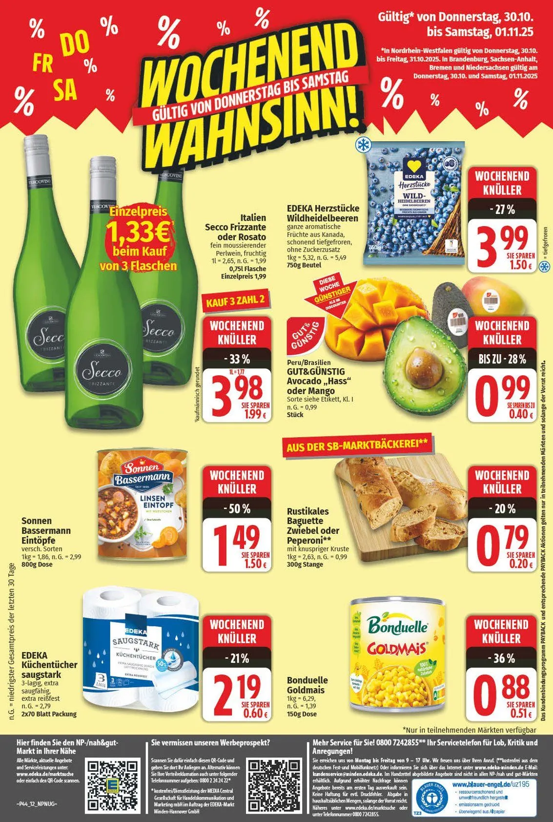 NP Discount Angebote von 27. Oktober bis 1. November 2025 - Prospekt seite 12