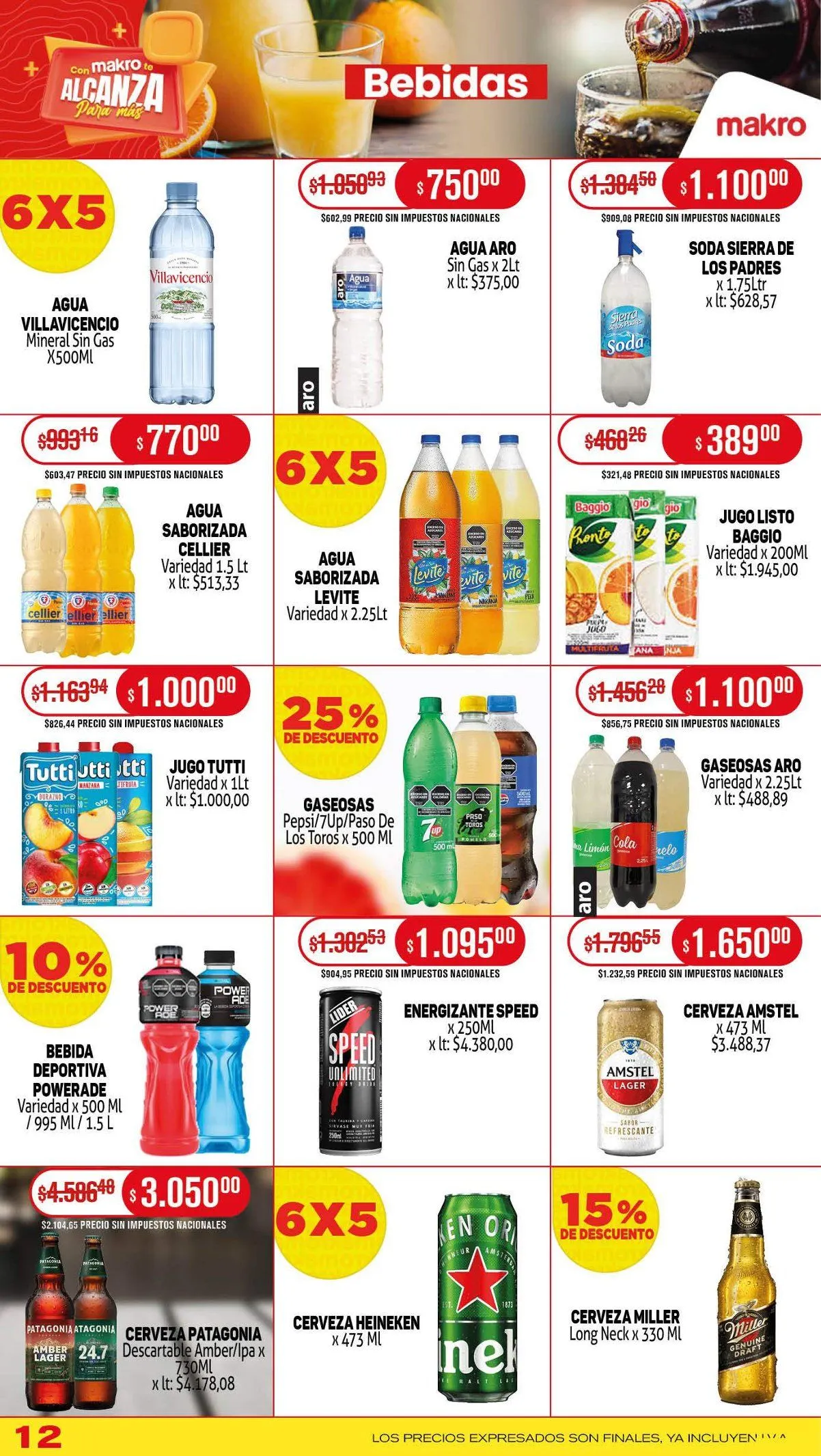 Ofertas de  Makro Ofertas 4 de septiembre al 11 de septiembre 2025 - Página 12 del catálogo