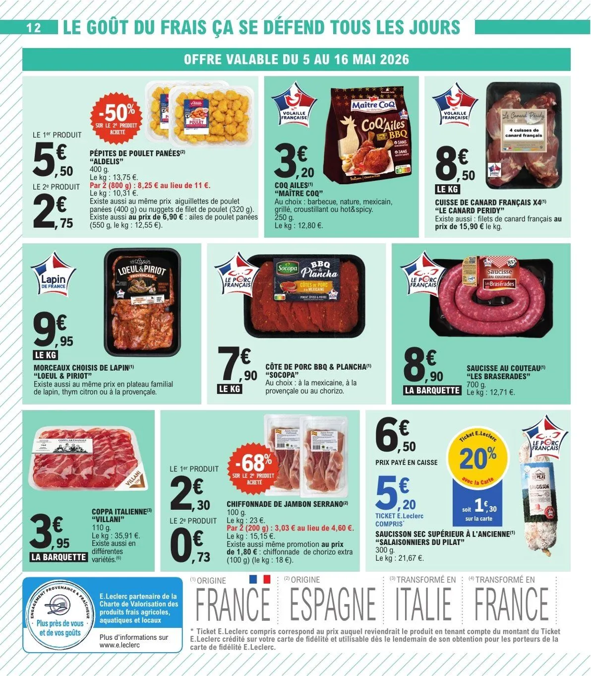 Catalogues E.Leclerc du 5 mai au 16 mai 2026 - Catalogue page 12