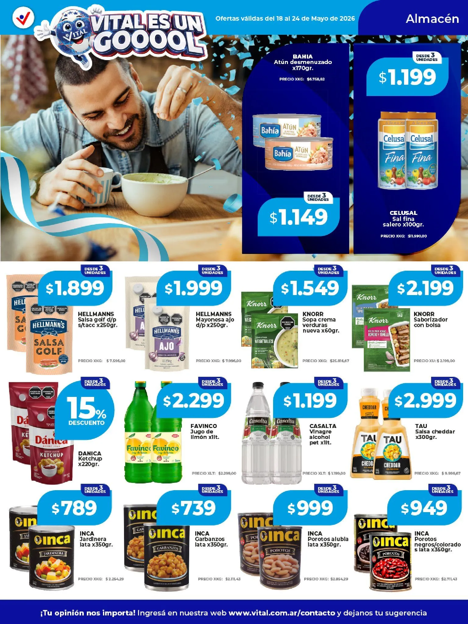 Ofertas de Vital Ofertas 18 de mayo al 24 de mayo 2026 - Página 12 del catálogo