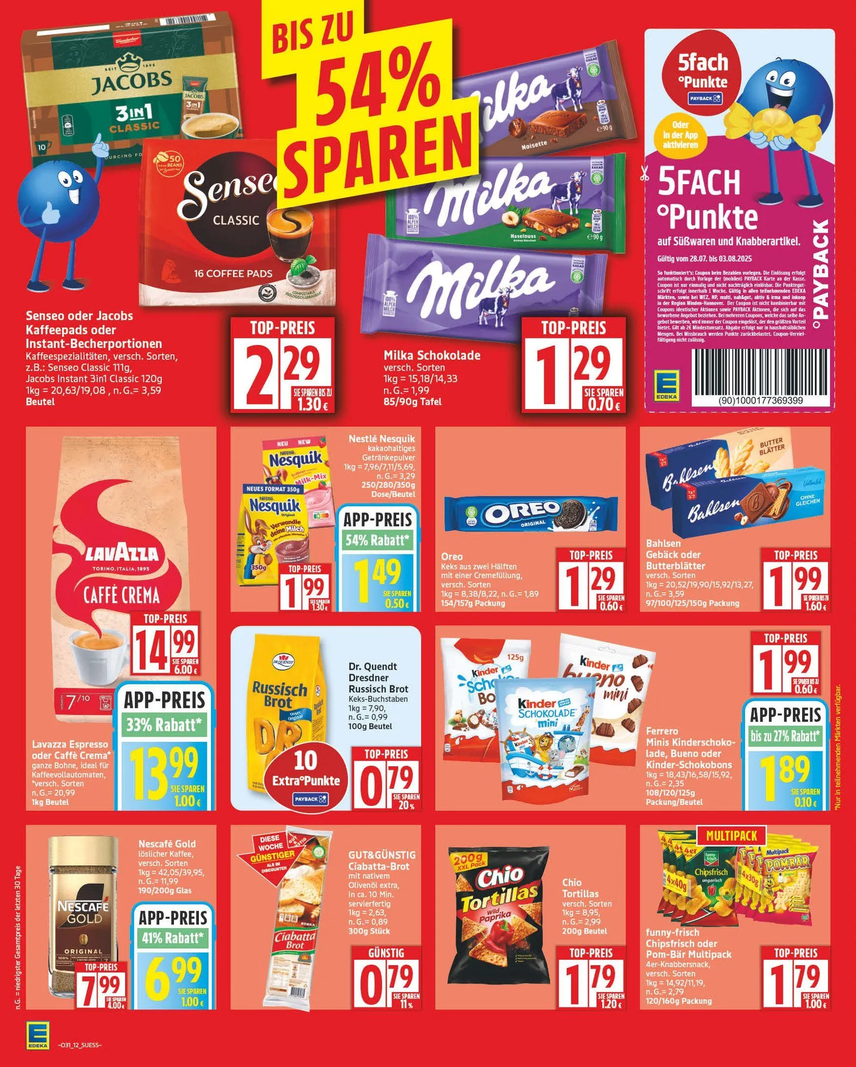 Edeka - Wöchentliche Prospekte von 28. Juli bis 2. August 2025 - Prospekt seite 12