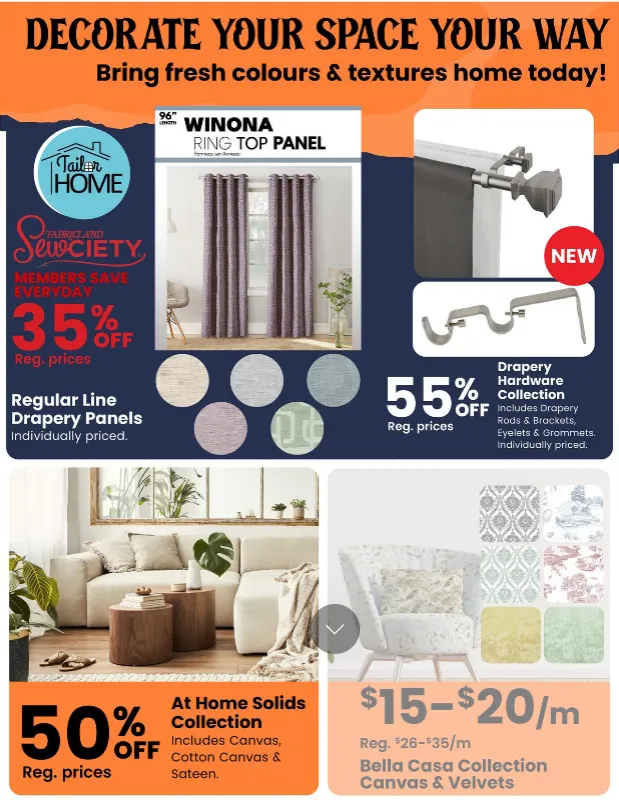 Fabricland Sales from October 1 to October 31 2025 - flyer page 11