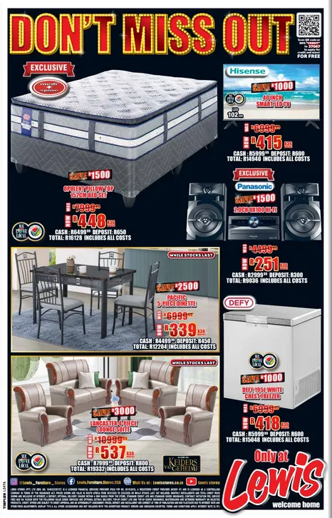 Lewis Sales from 5 January to 22 January 2026 - Catalogue Page 12