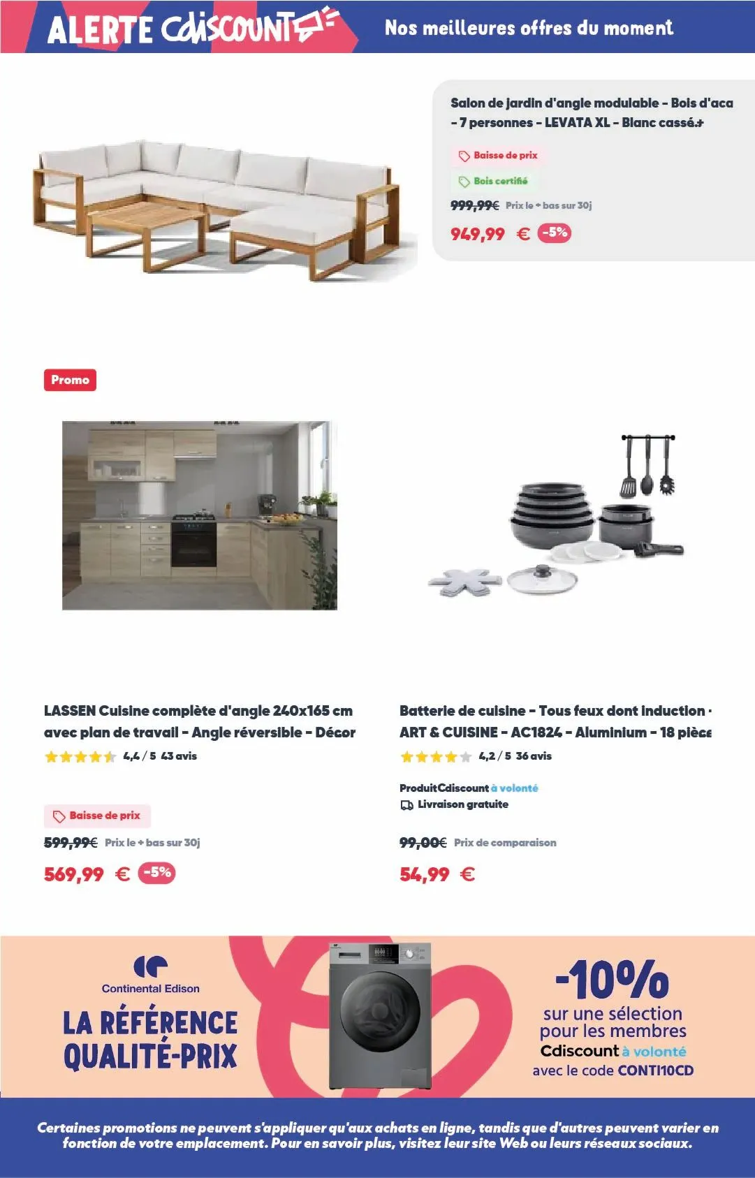 Cdiscount Offres et réductions du 24 avril au 8 mai 2025 - Catalogue page 10