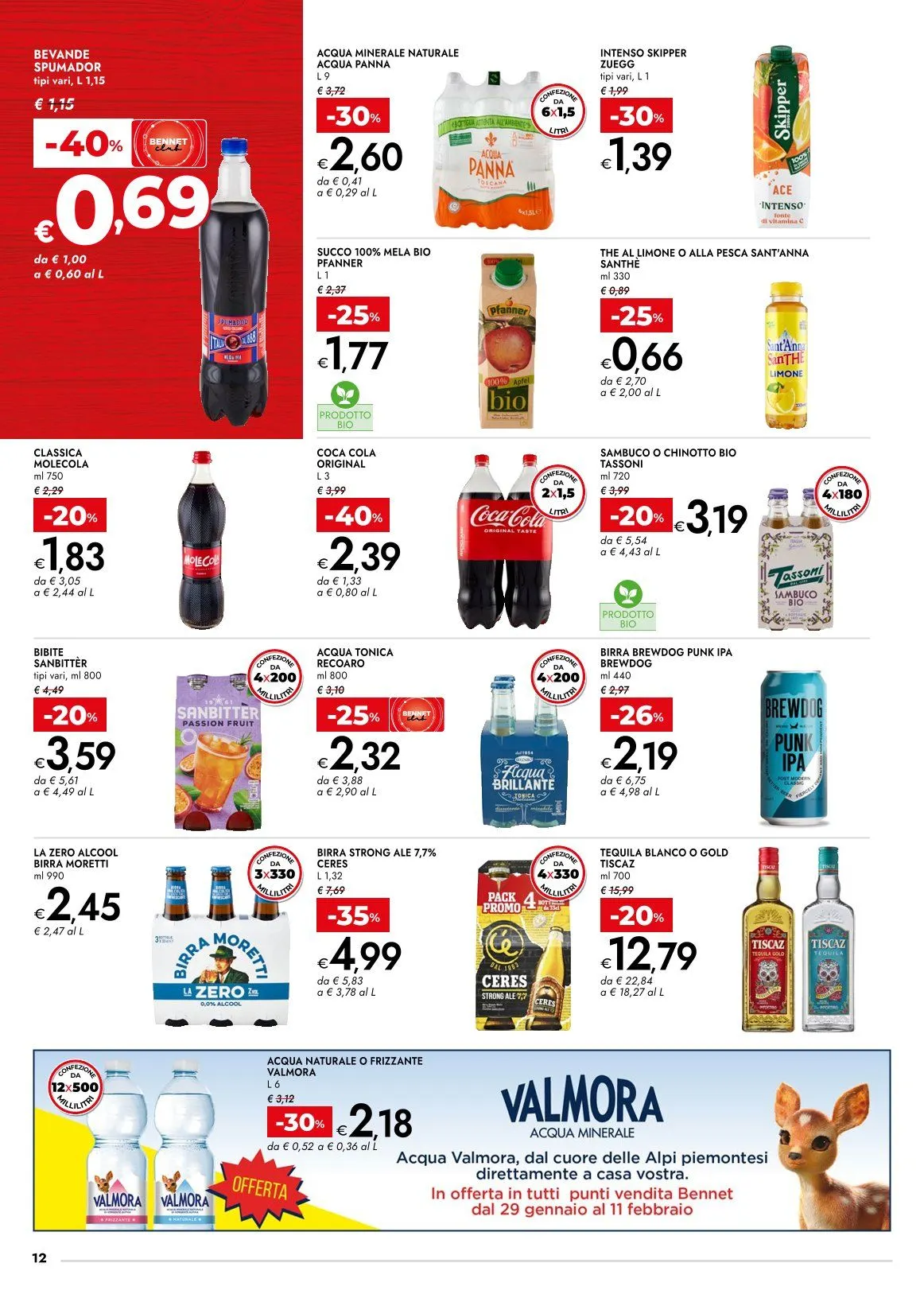 Volantini bennet da 29 gennaio a 11 febbraio di 2026 - Pagina del volantino 12