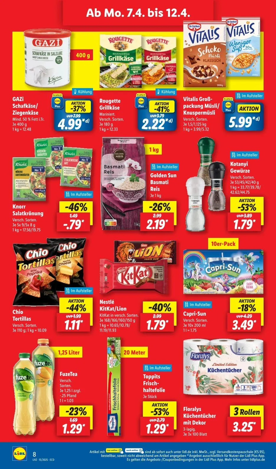 Lidl Prospekt von 7. April bis 12. April 2025 - Prospekt seite 12