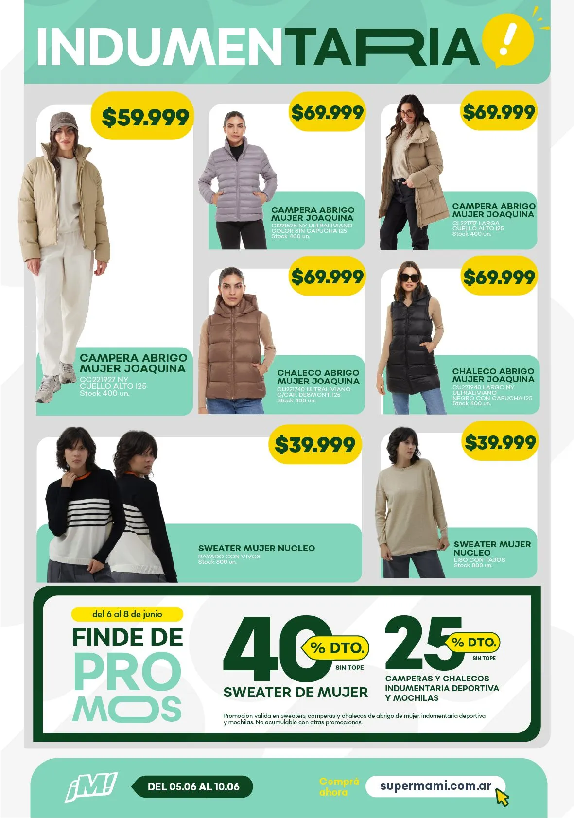 Ofertas de Ofertas Super Mami 6 de junio al 10 de junio 2025 - Página 12 del catálogo