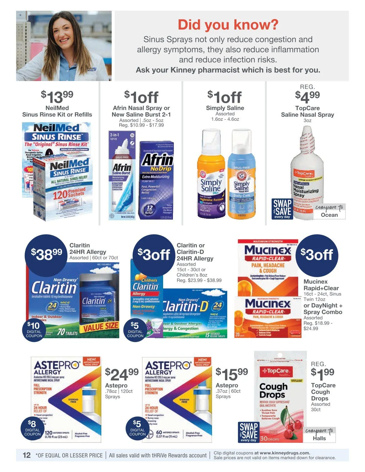 Weekly promotion Kinney Drugs weekly ads spanning from May 20 to May 26 2026 - Page 12 for Catalogue 365