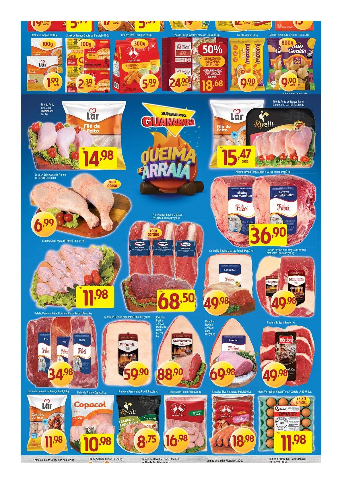 Encarte de Folhetos Supermercados Guanabara 23 de julho até 28 de julho 2026 - Pagina 12