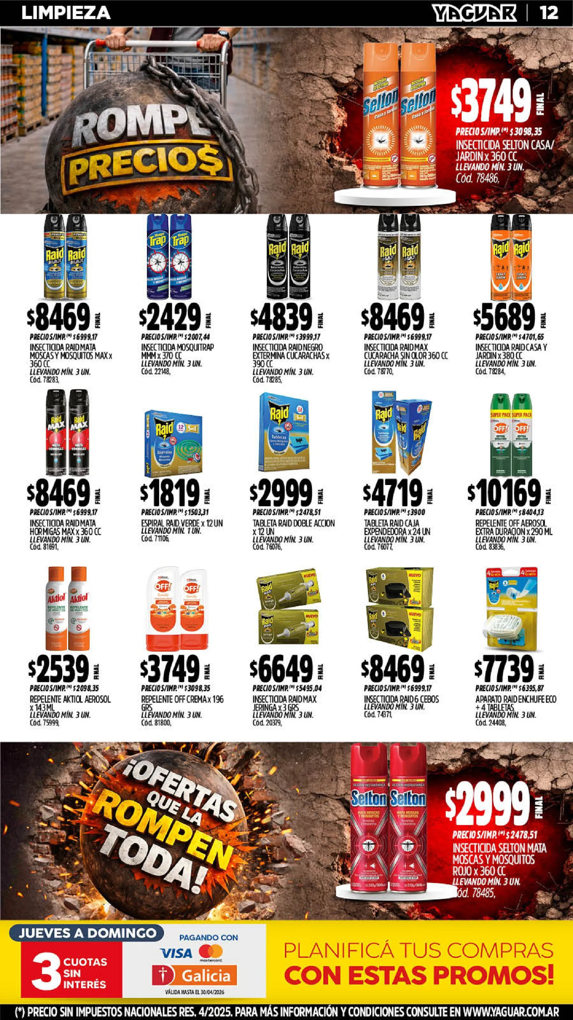 Ofertas de  Yaguar Ofertas 20 de abril al 25 de abril 2026 - Página 12 del catálogo