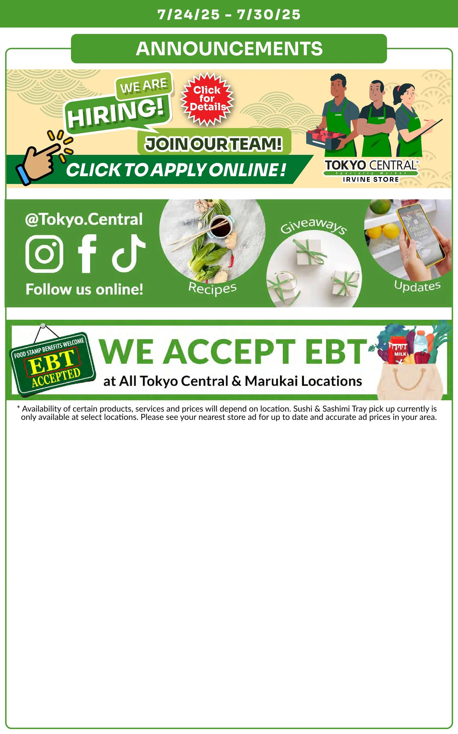 Weekly ad Tokyo Central Specialty Market Sales from July 24 to July 30 2025 - Page 12