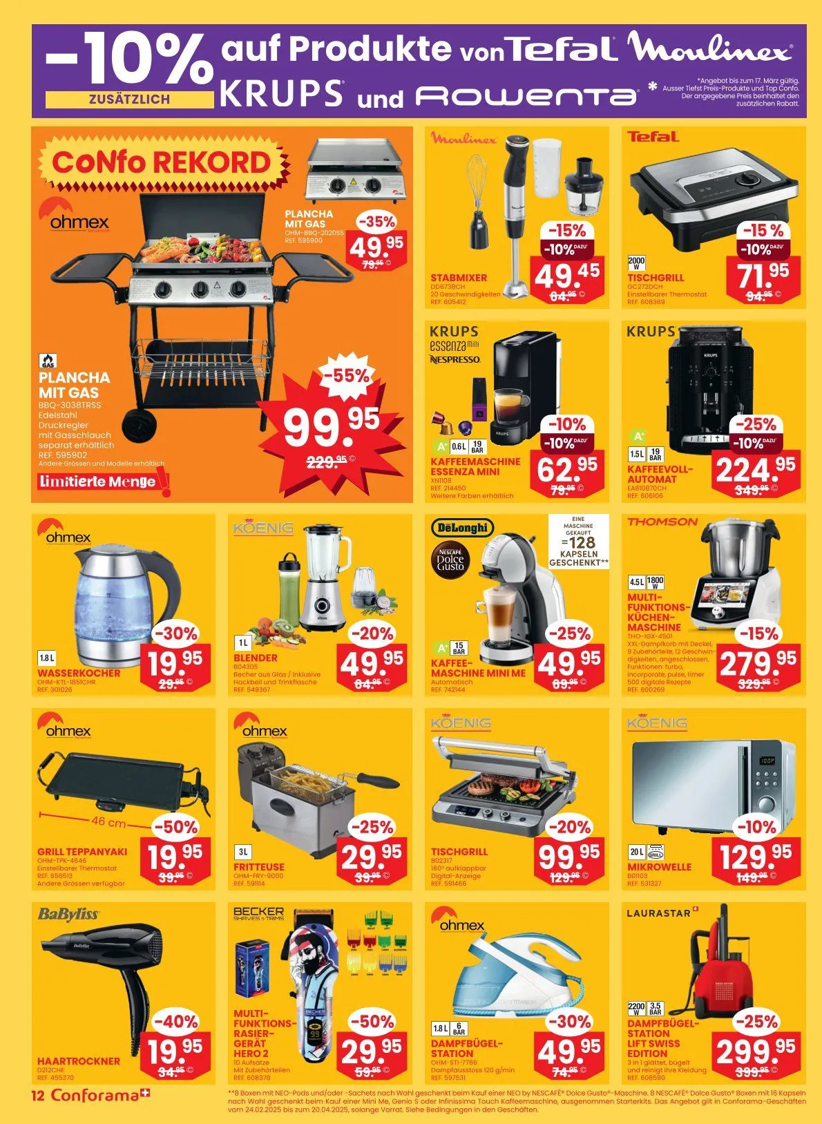Conforama Prospekt von 11. März bis 24. März 2025 - Prospekt seite 12