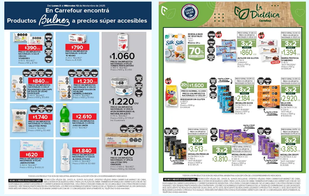 Ofertas de Ofertas Carrefour Market 3 de noviembre al 12 de noviembre 2025 - Página 12 del catálogo