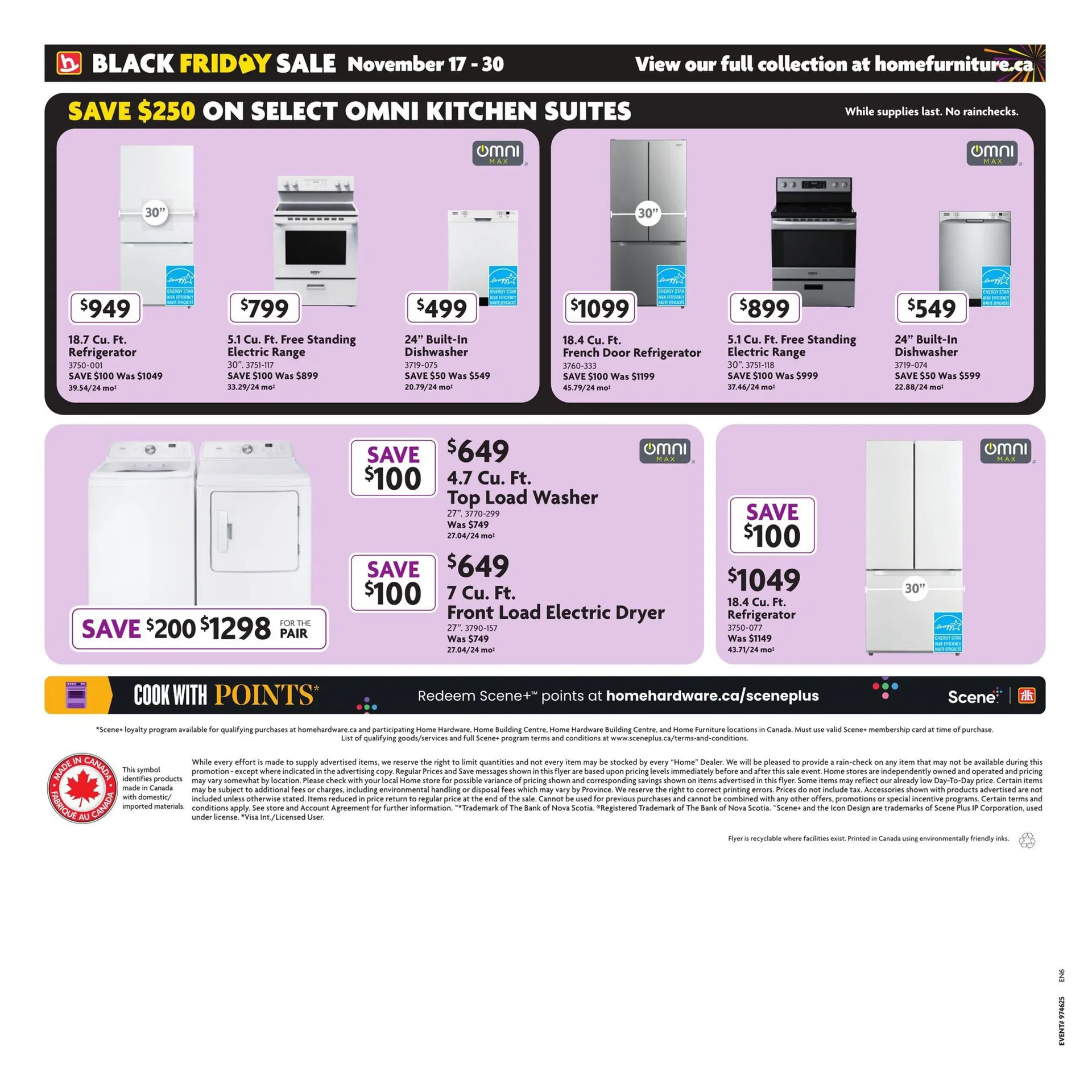 Home Hardware Sales from November 17 to November 30 2025 - flyer page 12