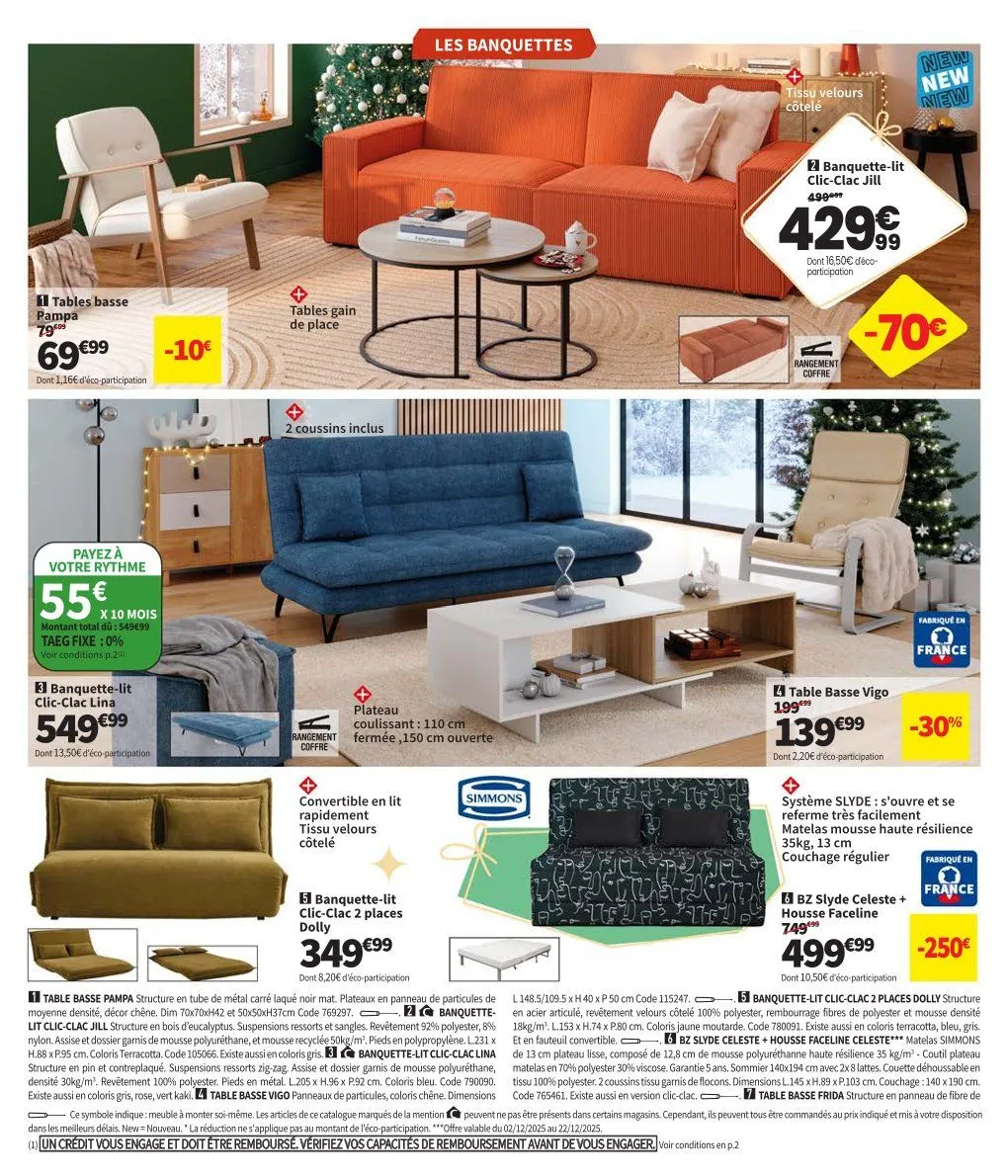 Conforama Catalogue du 1 décembre au 25 décembre 2025 - Catalogue page 12