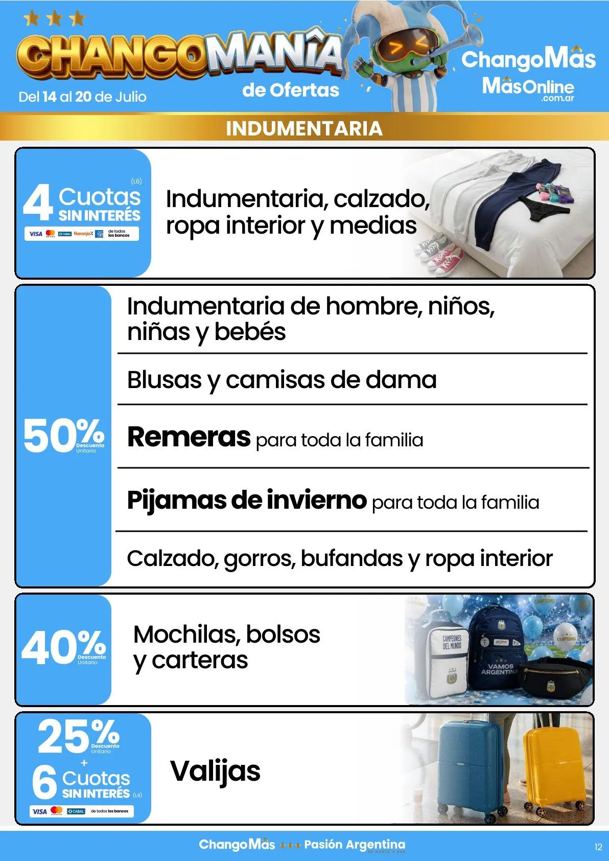 Ofertas de Changomas  Ofertas 14 de julio al 20 de julio 2026 - Página 12 del catálogo