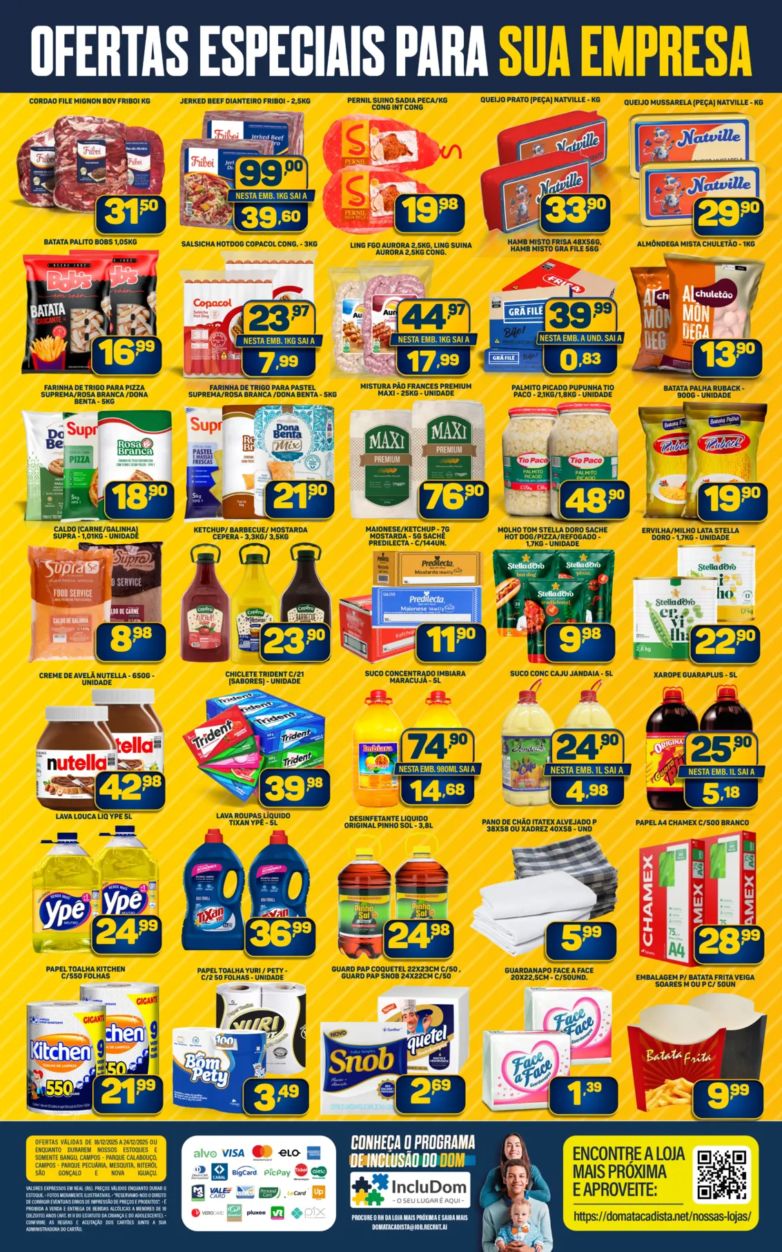 Encarte de Dom Atacadista Ofertas 18 de dezembro até 24 de dezembro 2025 - Pagina 12