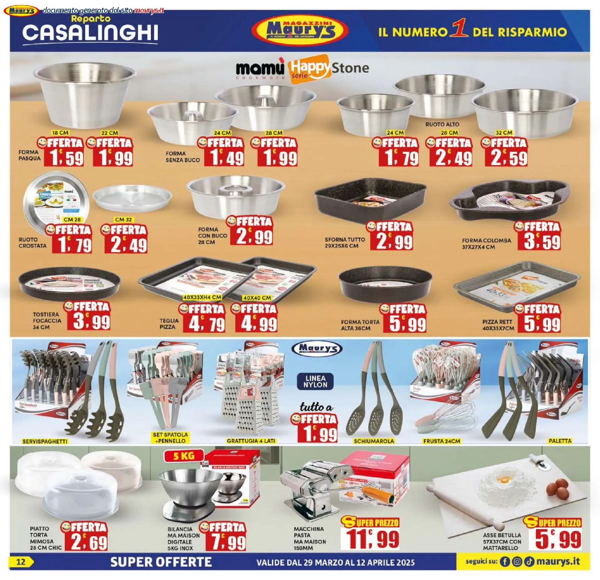 Offerte Maury's da 29 marzo a 14 aprile di 2025 - Pagina del volantino 12