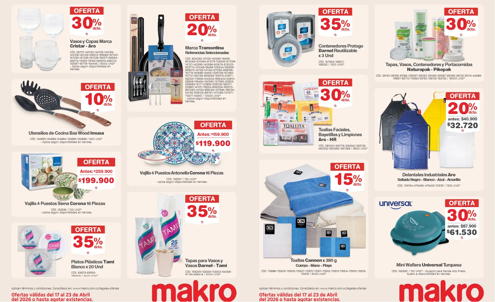 Catalogo de  Makro Ofertas 17 de abril al 23 de abril 2026 - Pag 12