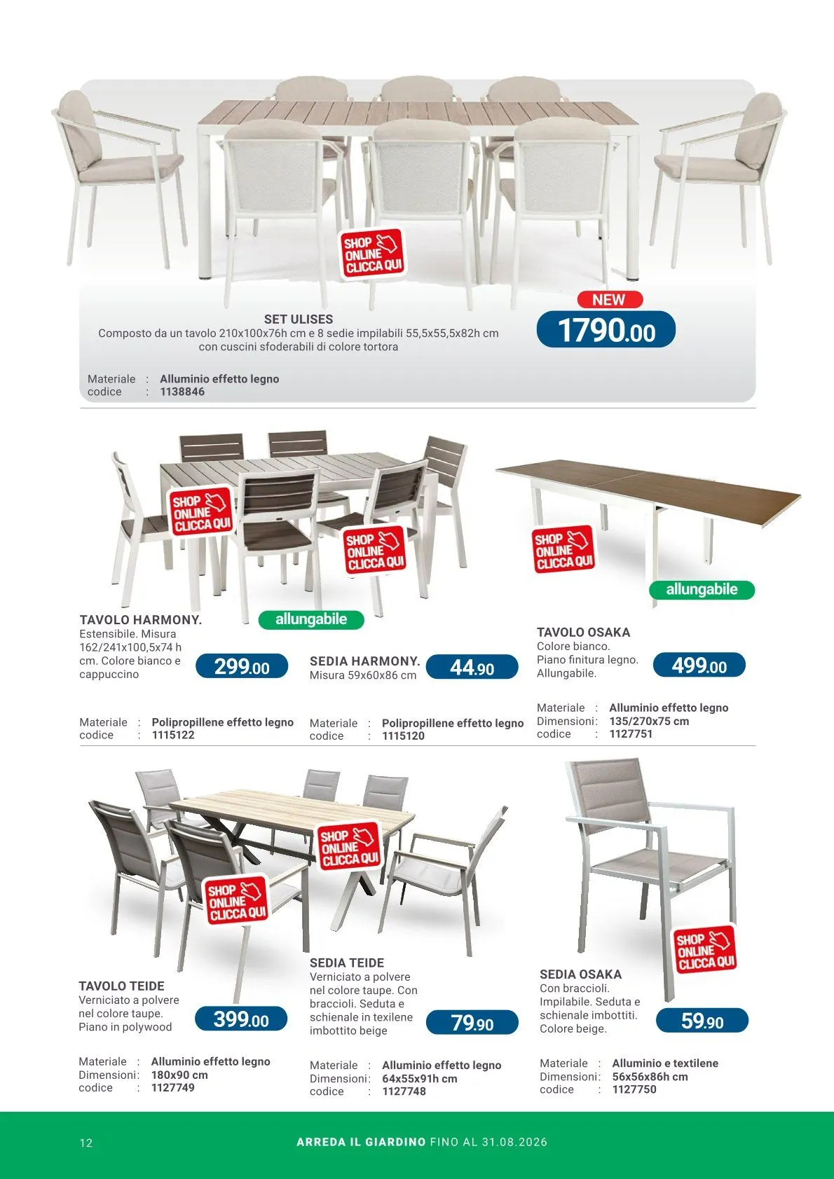  Volantini Cfadda da 8 aprile a 31 agosto di 2026 - Pagina del volantino 12