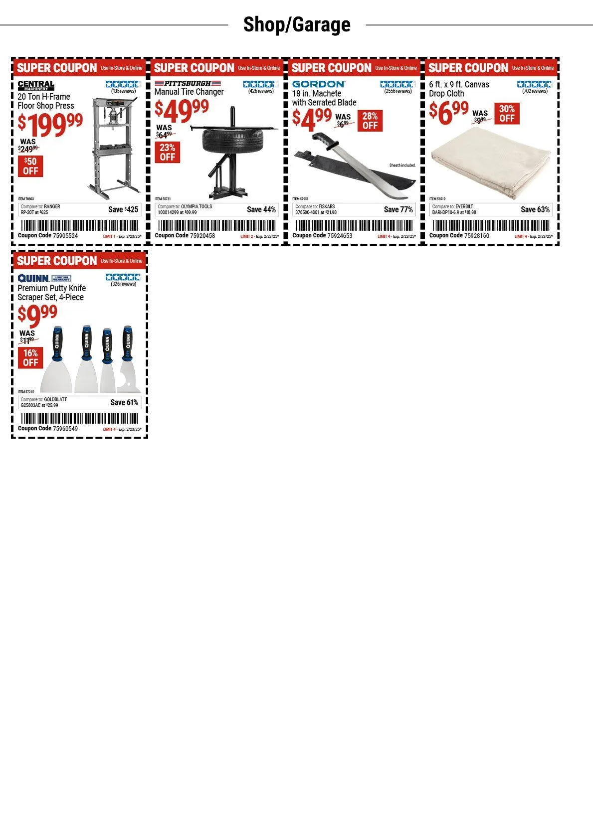 Weekly ad Harbor Freight weekly ads from February 14 to February 26 2025 - Page 12