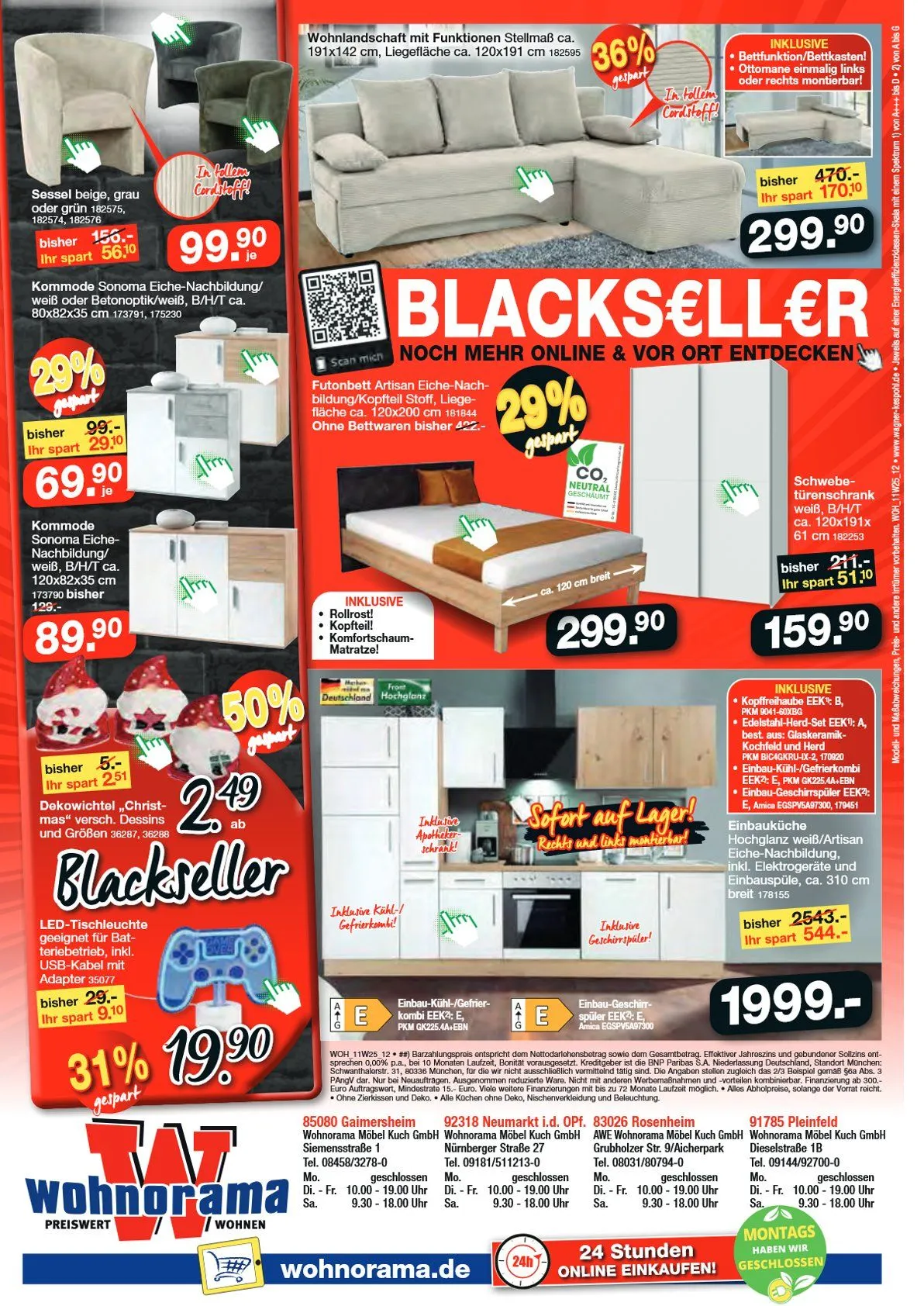Wohnorama Prospekte von 28. Oktober bis 29. November 2025 - Prospekt seite 12