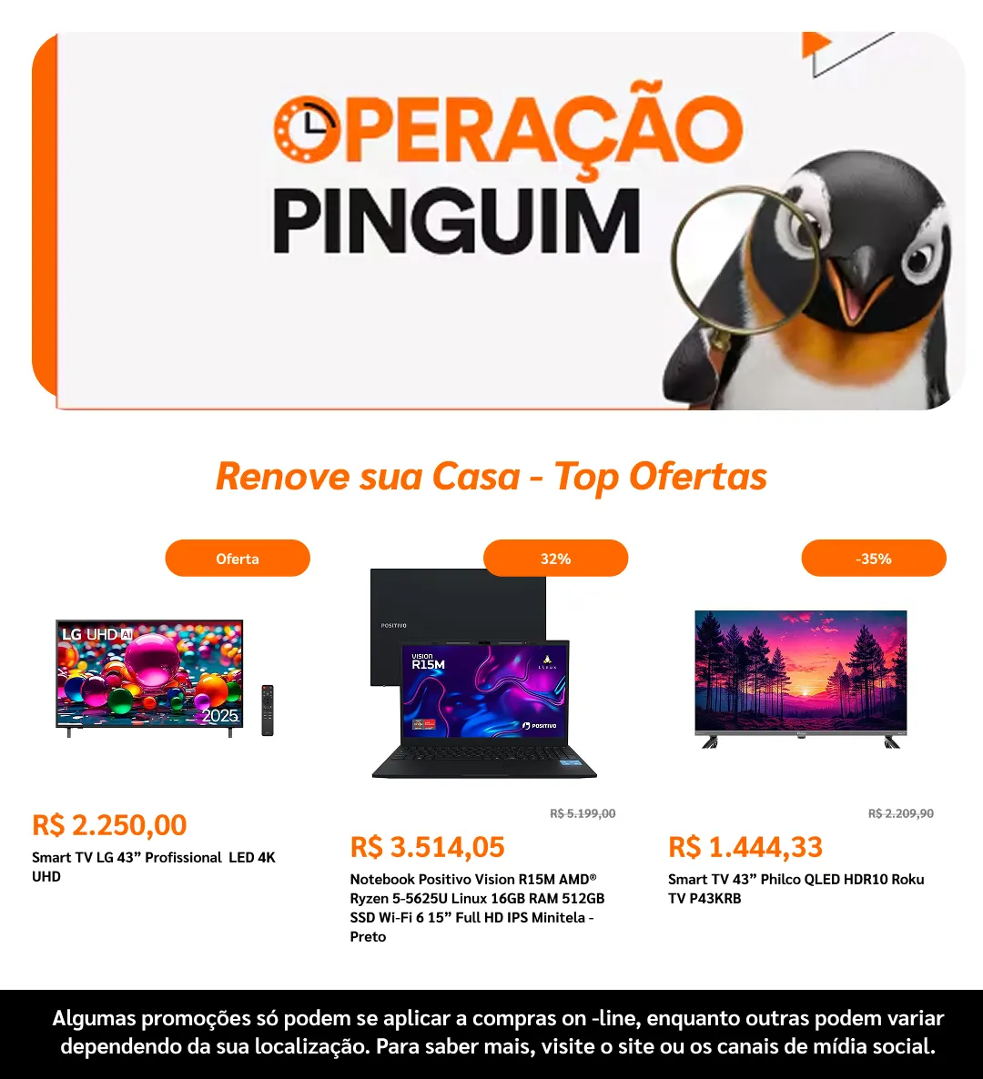 Encarte de  Ponto Frio  29 de julho até 17 de agosto 2026 - Pagina 12
