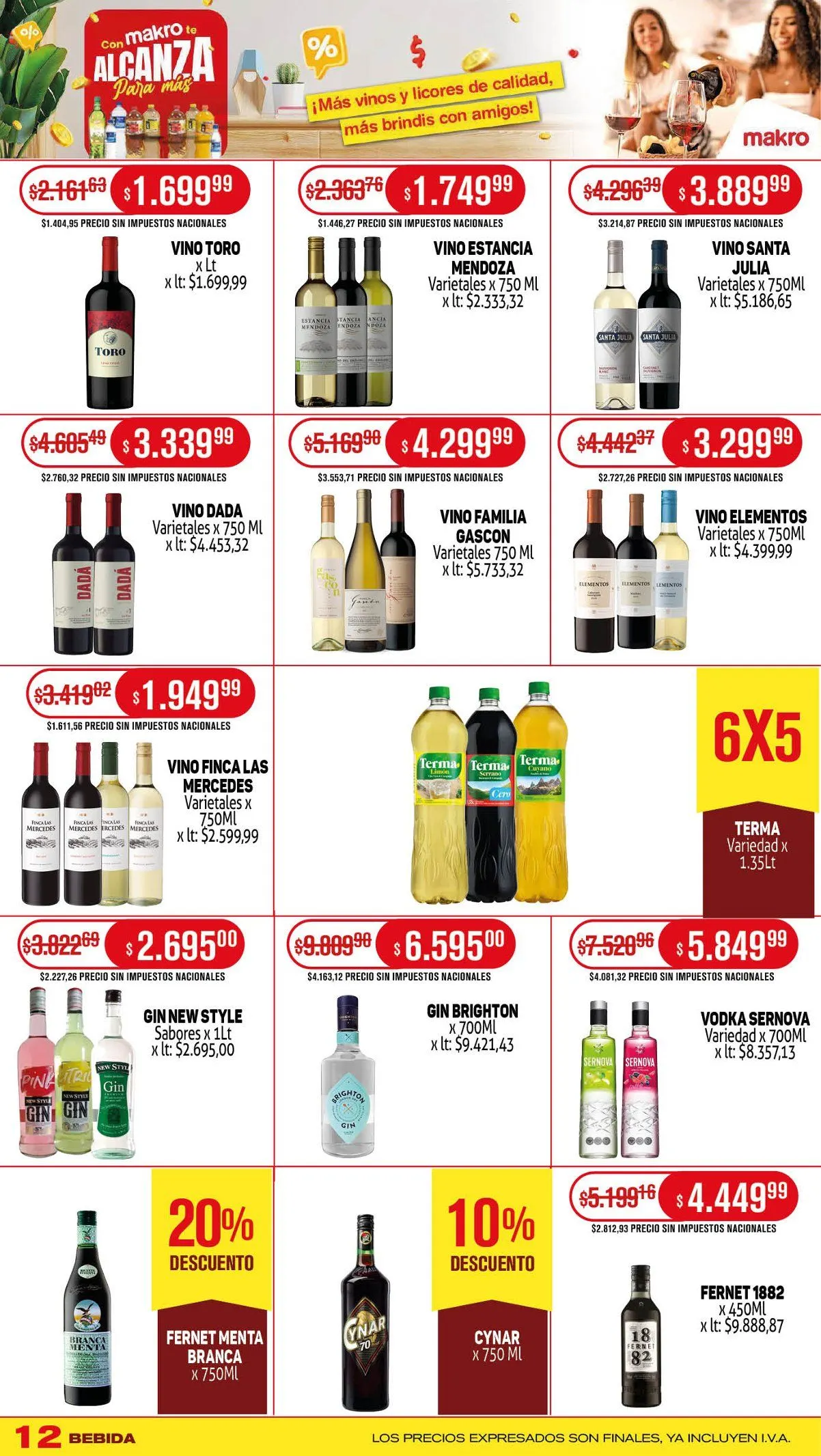 Ofertas de Ofertas Makro  8 de mayo al 14 de mayo 2025 - Página 12 del catálogo