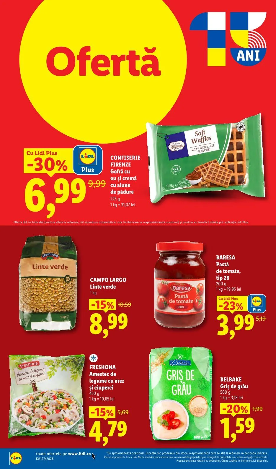 Catalog Oferte de neratat Lidl de la 29 iunie până la 5 iulie 2026 - Revista Pagina 12