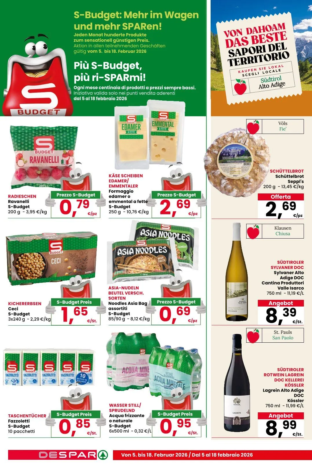  Volantini Despar da 5 febbraio a 14 febbraio di 2026 - Pagina del volantino 12