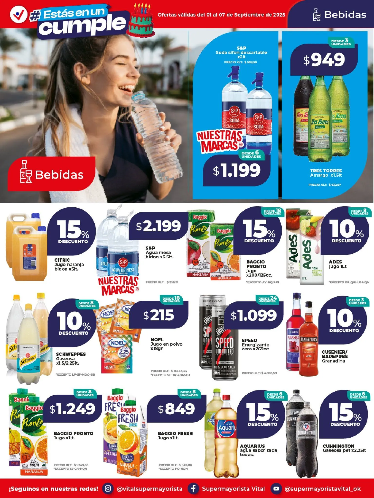 Ofertas de  Vital Ofertas 1 de septiembre al 7 de septiembre 2025 - Página 12 del catálogo