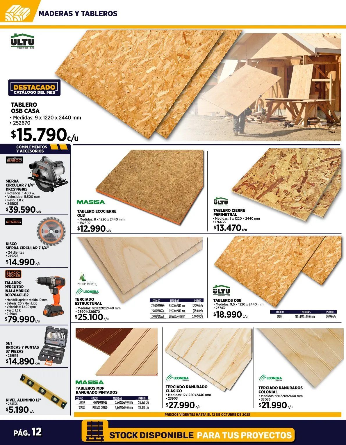 Catálogo de Construmart Ofertas del Mes 1 de octubre al 31 de octubre 2025 - Página 12