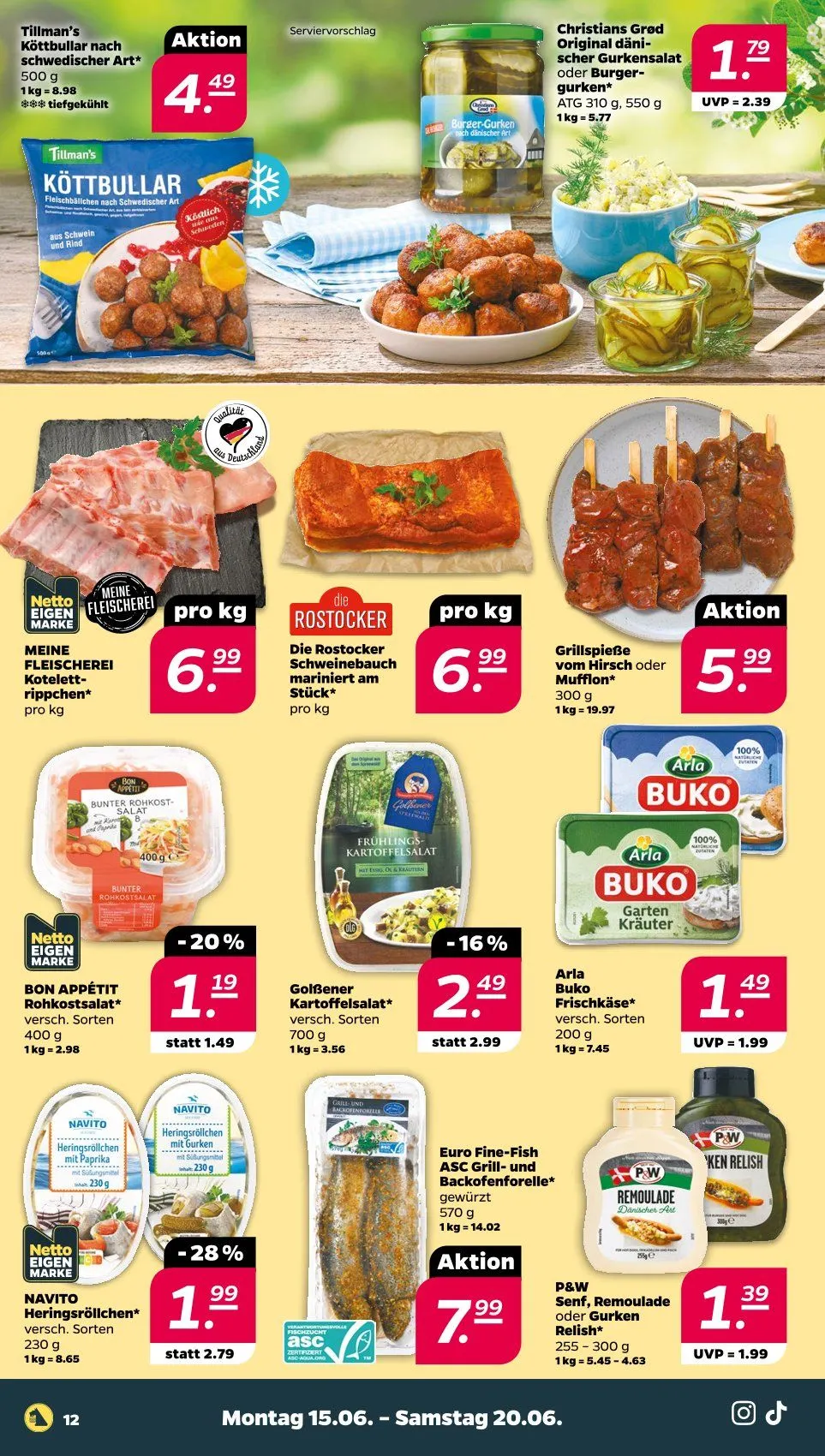  Netto Prospekte  von 15. Juni bis 20. Juni 2026 - Prospekt seite 12