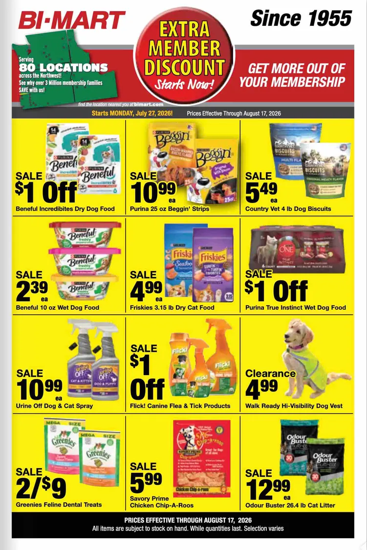 Weekly ad BI-MART Sales from July 27 to August 17 2026 - Page 12
