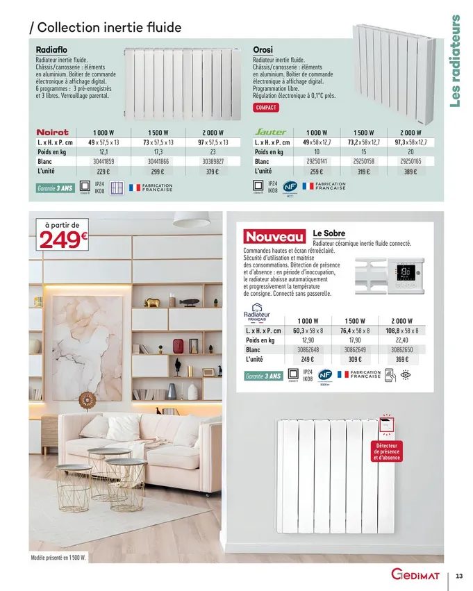 Catalogues Gedimat du 31 octobre au 31 décembre 2025 - Catalogue page 12