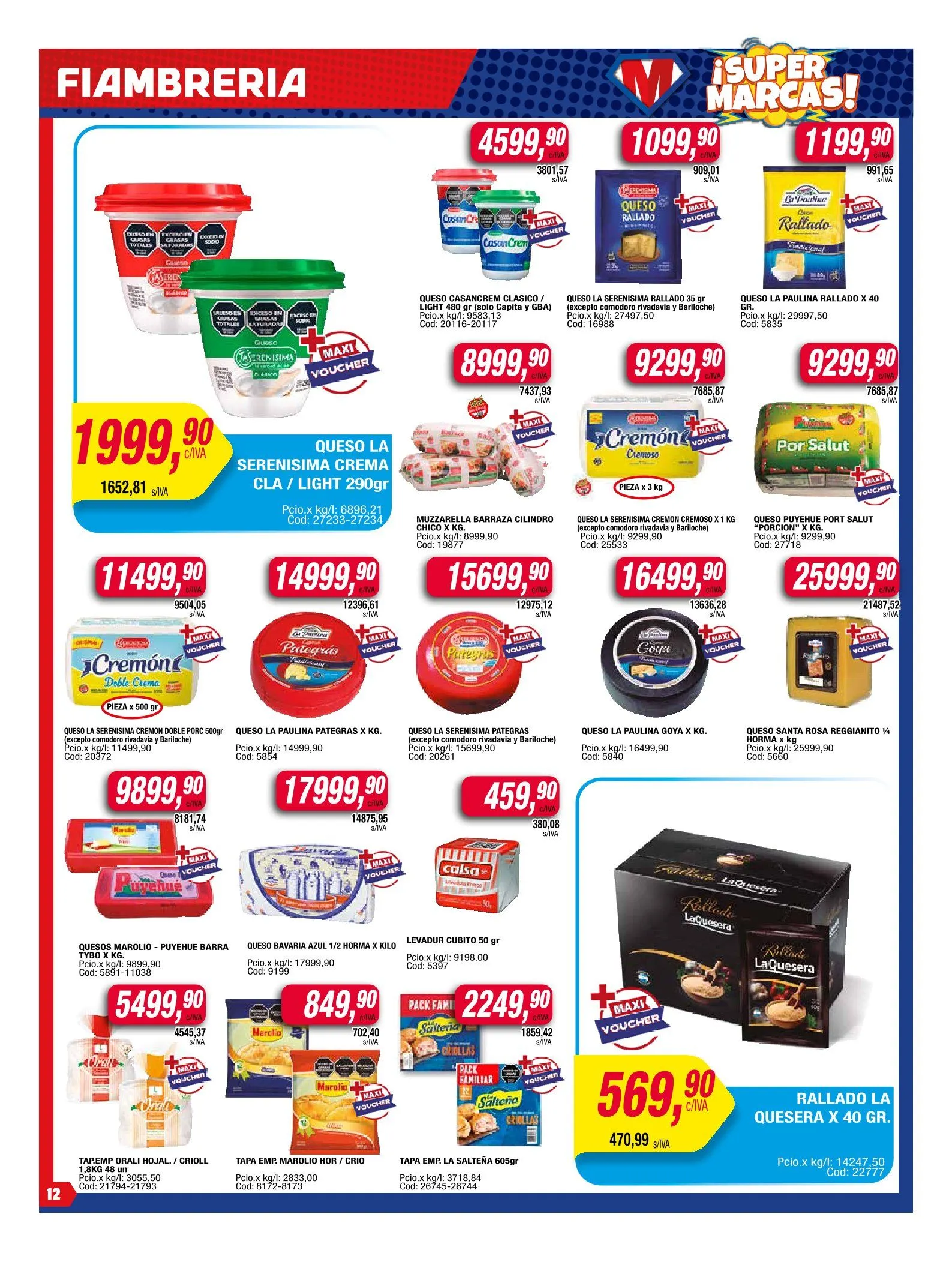 Ofertas de Ofertas Maxiconsumo 21 de julio al 27 de julio 2025 - Página 12 del catálogo